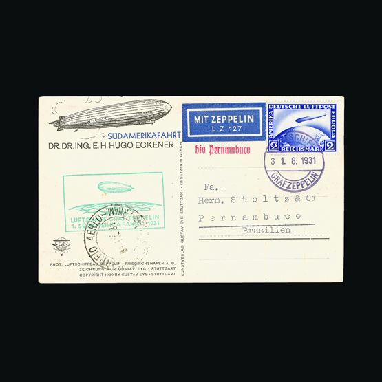 Lot 224 - General Zeppelins/Airships -  Universal Philatelic Auctions Sale #57