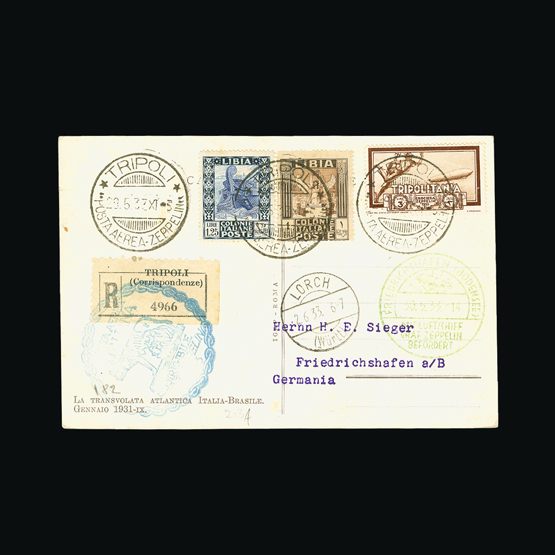 Lot 243 - General Zeppelins/Airships -  Universal Philatelic Auctions Sale #57
