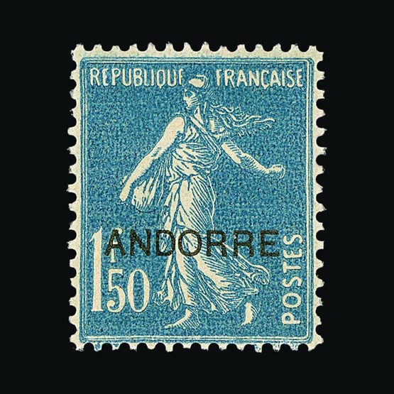 Lot 422 - Andorra french post offices - Universal Philatelic Auctions Sale #57 Lot 422 - Andorra french post offices - Universal Philatelic Auctions Sale #57