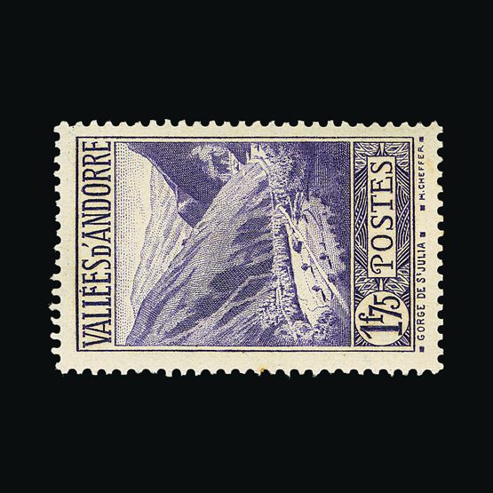 Lot 429 - Andorra french post offices - Universal Philatelic Auctions Sale #57 Lot 429 - Andorra french post offices - Universal Philatelic Auctions Sale #57