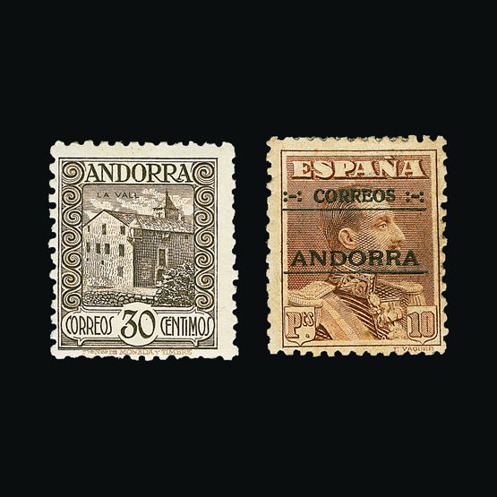 Lot 441 - Andorra spanish post offices - Universal Philatelic Auctions Sale #57 Lot 441 - Andorra spanish post offices - Universal Philatelic Auctions Sale #57