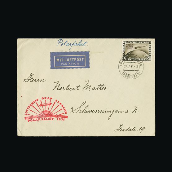 Lot 111 - General Zeppelins/Airships - Universal Philatelic Auctions Sale #58 Lot 111 - General Zeppelins/Airships - Universal Philatelic Auctions Sale #58