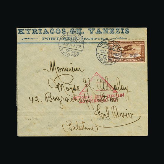 Lot 129 - General Zeppelins/Airships - Universal Philatelic Auctions Sale #58 Lot 129 - General Zeppelins/Airships - Universal Philatelic Auctions Sale #58