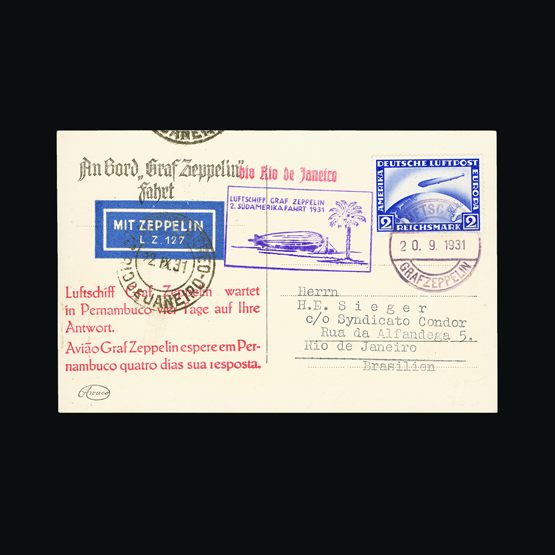 Lot 136 - General Zeppelins/Airships - Universal Philatelic Auctions Sale #58 Lot 136 - General Zeppelins/Airships - Universal Philatelic Auctions Sale #58