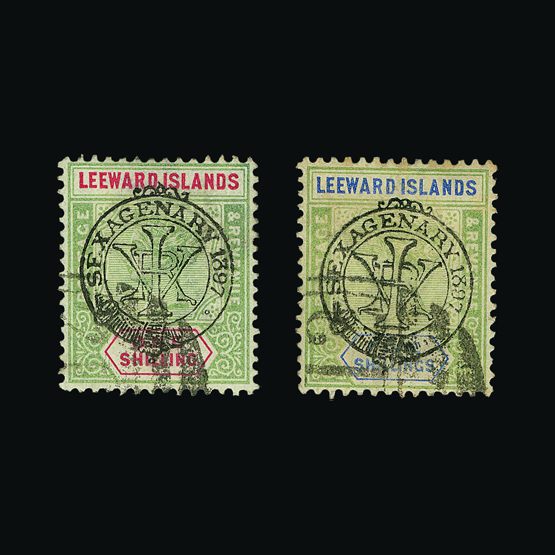Lot 14537 - leeward islands - Universal Philatelic Auctions Sale #58 Lot 14537 - leeward islands - Universal Philatelic Auctions Sale #58