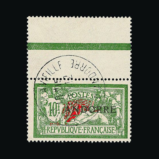 Lot 262 - Andorra french post offices -  Universal Philatelic Auctions Sale #58