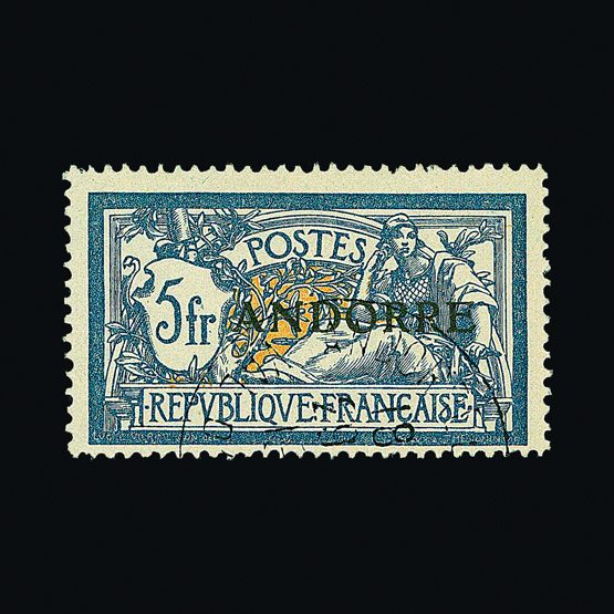 Lot 266 - Andorra french post offices -  Universal Philatelic Auctions Sale #58