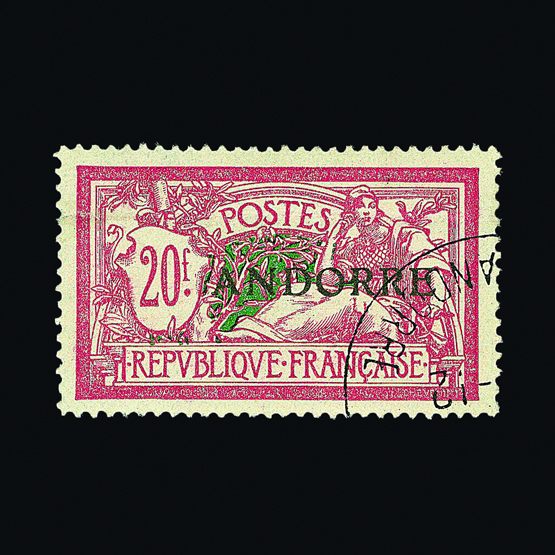 Lot 267 - Andorra french post offices -  Universal Philatelic Auctions Sale #58