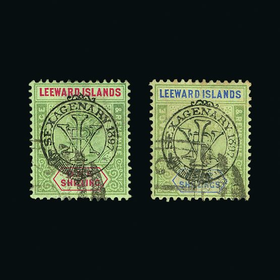 Lot 13252 - leeward islands - Universal Philatelic Auctions Sale #59 Lot 13252 - leeward islands - Universal Philatelic Auctions Sale #59