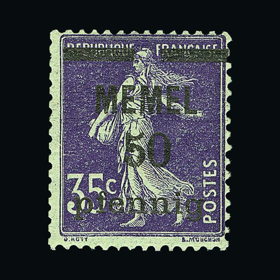 Lot 15073 - Memel - Universal Philatelic Auctions Sale #59 Lot 15073 - Memel - Universal Philatelic Auctions Sale #59