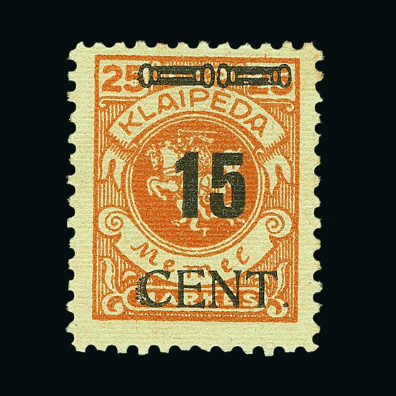 Lot 15090 - Memel - Universal Philatelic Auctions Sale #59 Lot 15090 - Memel - Universal Philatelic Auctions Sale #59