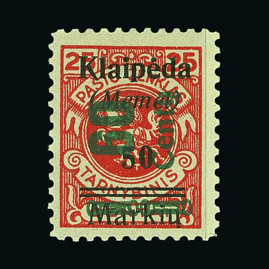 Lot 15092 - Memel - Universal Philatelic Auctions Sale #59 Lot 15092 - Memel - Universal Philatelic Auctions Sale #59