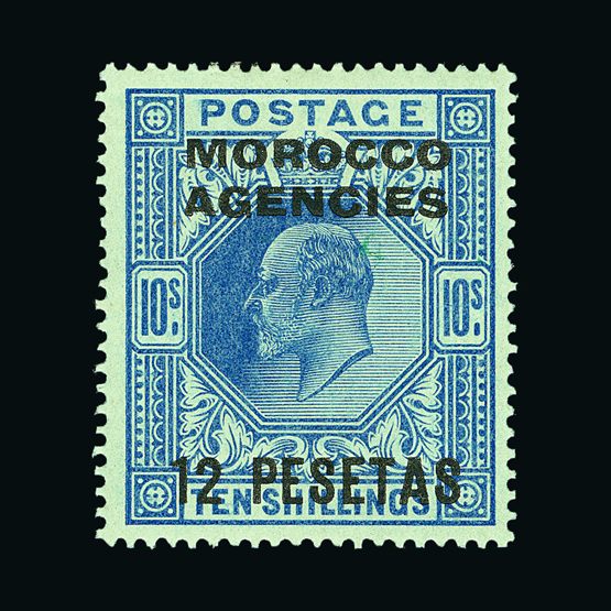 Lot 15372 - morocco agencies british currency -  Universal Philatelic Auctions Sale #59