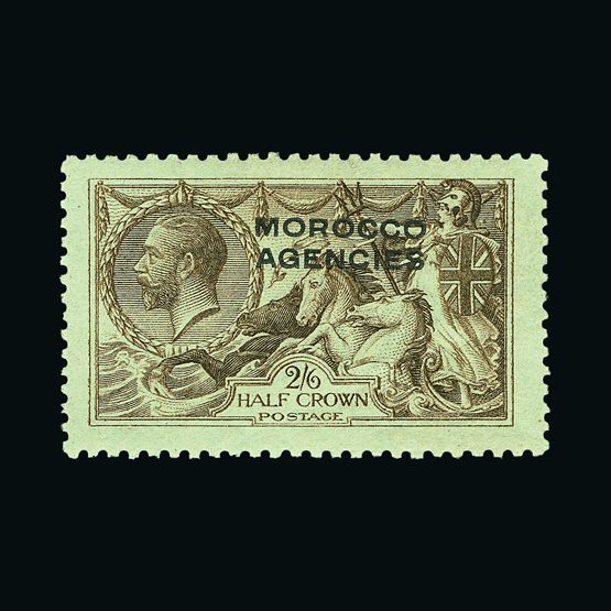 Lot 15381 - morocco agencies british currency -  Universal Philatelic Auctions Sale #59
