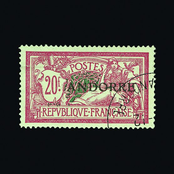 Lot 239 - Andorra french post offices -  Universal Philatelic Auctions Sale #59