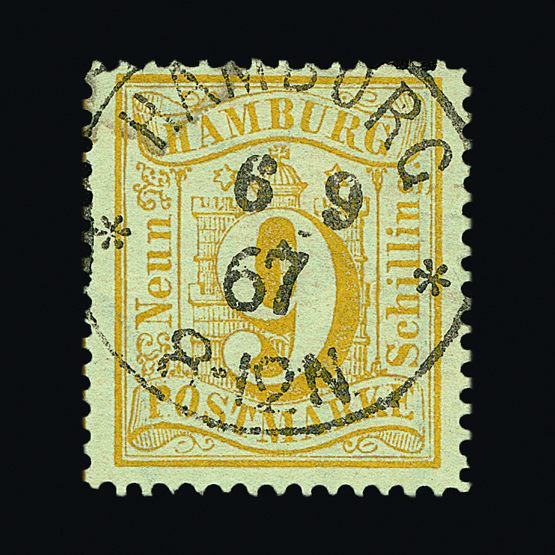 Lot 6772 - german states hamburg -  Universal Philatelic Auctions Sale #59