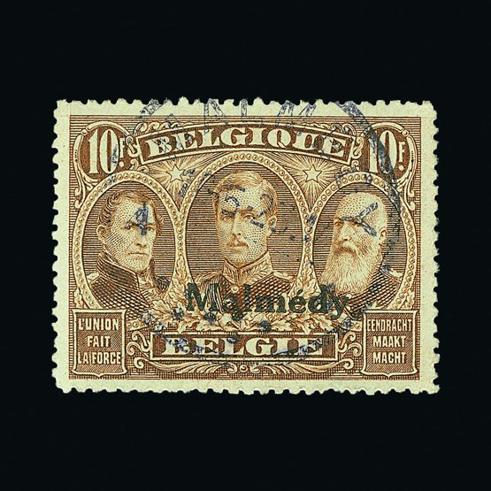 Lot 1985 - Belgium occupation of germany (eupen and malmedy) -  Universal Philatelic Auctions Sale #60