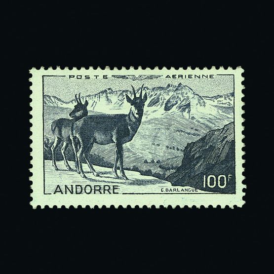 Lot 322 - Andorra French Post Offices - Universal Philatelic Auctions Sale #60 Lot 322 - Andorra French Post Offices - Universal Philatelic Auctions Sale #60