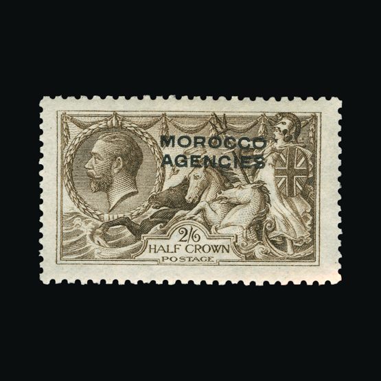 Lot 17316 - morocco agencies british currency -  Universal Philatelic Auctions Sale #61
