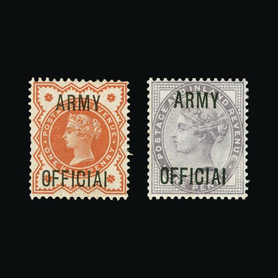 Lot 24021 - Great Britain officials - Universal Philatelic Auctions Sale #62 Lot 24021 - Great Britain officials - Universal Philatelic Auctions Sale #62
