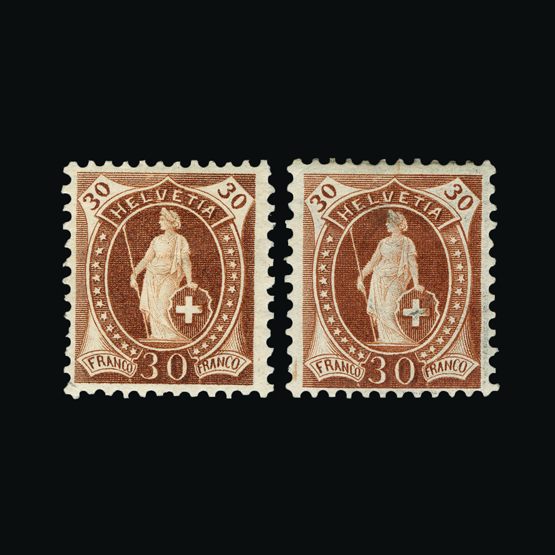 Lot 24452 - Switzerland - Universal Philatelic Auctions Sale #62 Lot 24452 - Switzerland - Universal Philatelic Auctions Sale #62