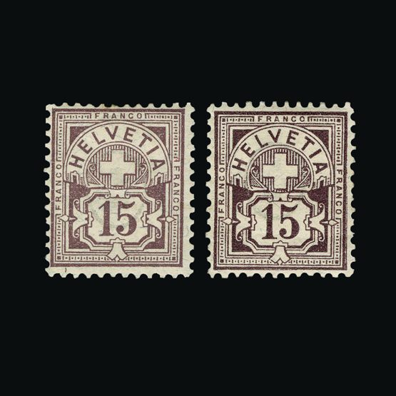 Lot 24454 - Switzerland - Universal Philatelic Auctions Sale #62 Lot 24454 - Switzerland - Universal Philatelic Auctions Sale #62