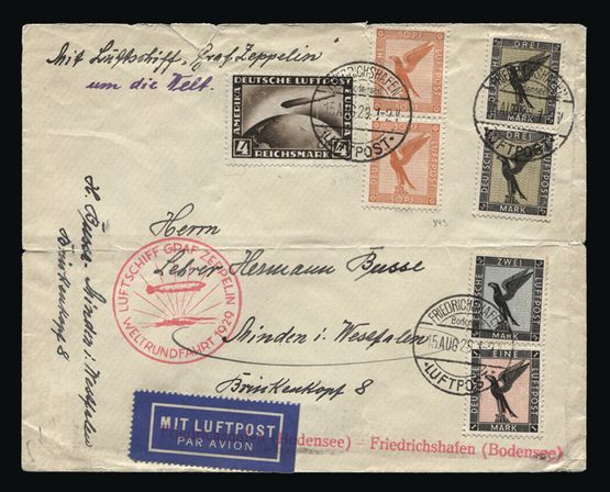 Lot 116 - General Zeppelins/Airships - Universal Philatelic Auctions Sale #63 Lot 116 - General Zeppelins/Airships - Universal Philatelic Auctions Sale #63