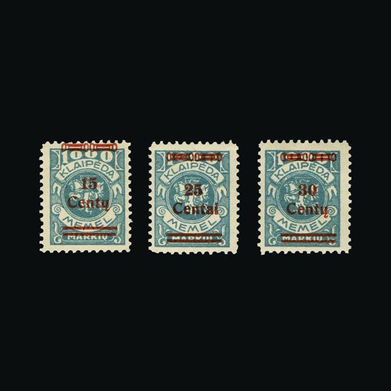 Lot 15169 - Memel - Universal Philatelic Auctions Sale #63 Lot 15169 - Memel - Universal Philatelic Auctions Sale #63