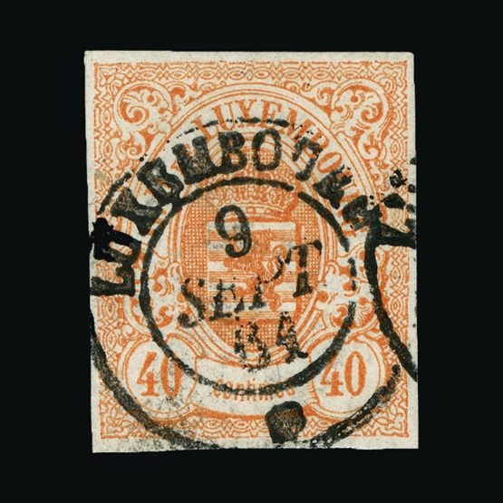 Lot 12699 - Luxembourg 1859 - Universal Philatelic Auctions Sale #64 Lot 12699 - Luxembourg 1859 - Universal Philatelic Auctions Sale #64
