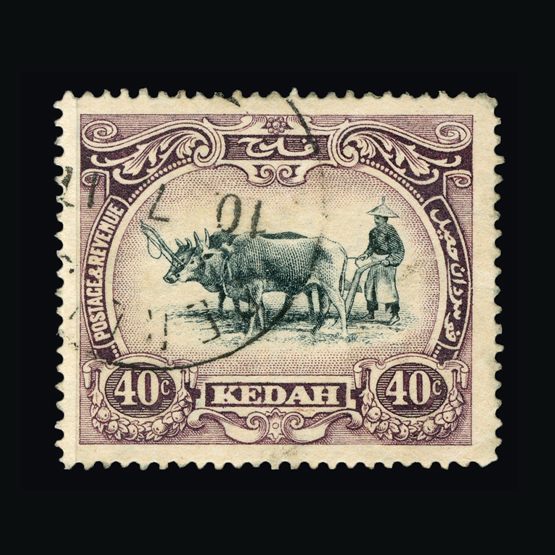 Lot 13043 - malaya - kedah 1912 -  Universal Philatelic Auctions Sale #64