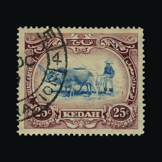 Lot 13052 - malaya - kedah 1919-21 -  Universal Philatelic Auctions Sale #64