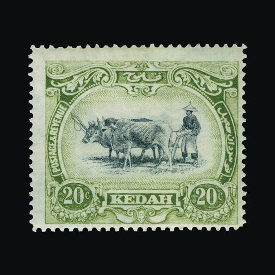Lot 13056 - malaya - kedah 1921-32 -  Universal Philatelic Auctions Sale #64