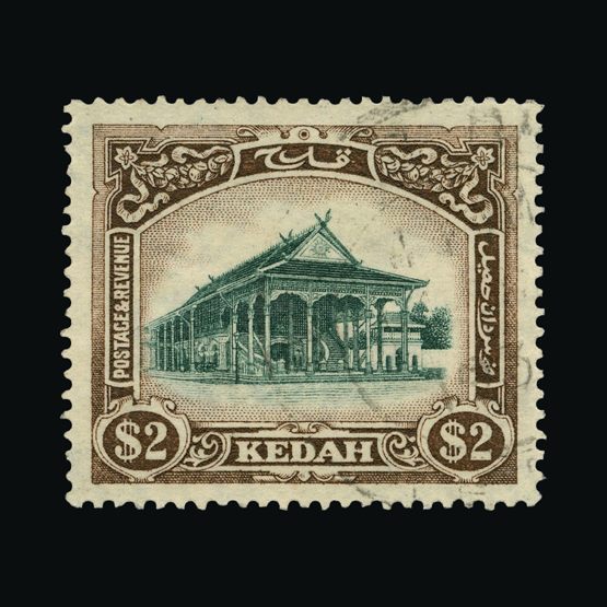 Lot 13062 - malaya - kedah 1921-32 -  Universal Philatelic Auctions Sale #64