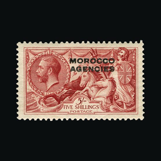 Lot 14395 - Morocco Agencies - British Currency 1914-31 -  Universal Philatelic Auctions Sale #64