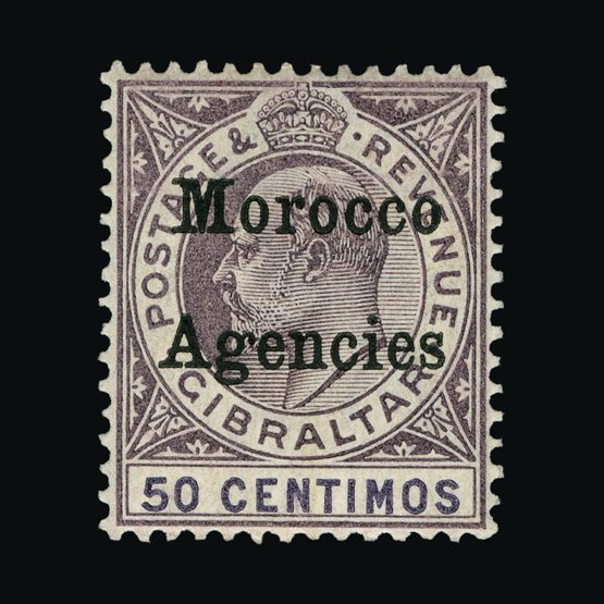 Lot 14445 - Morocco Agencies - Gibraltar Period 1903-05 -  Universal Philatelic Auctions Sale #64