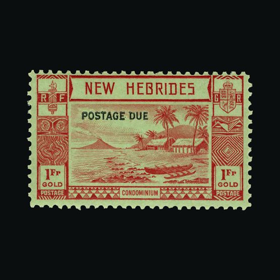 Lot 14855 - new hebrides 1038 -  Universal Philatelic Auctions Sale #64