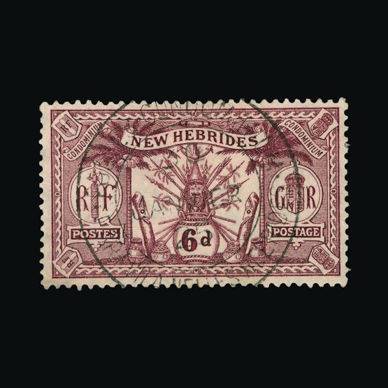 Lot 14871 - new hebrides 1921 -  Universal Philatelic Auctions Sale #64