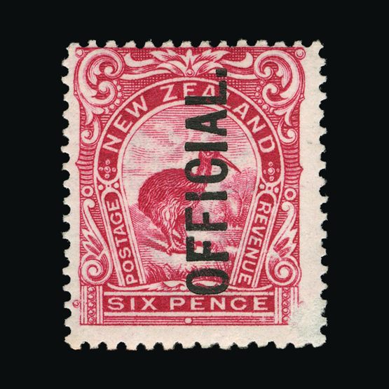 Lot 15322 - New Zealand - Officials 1908-09 -  Universal Philatelic Auctions Sale #64
