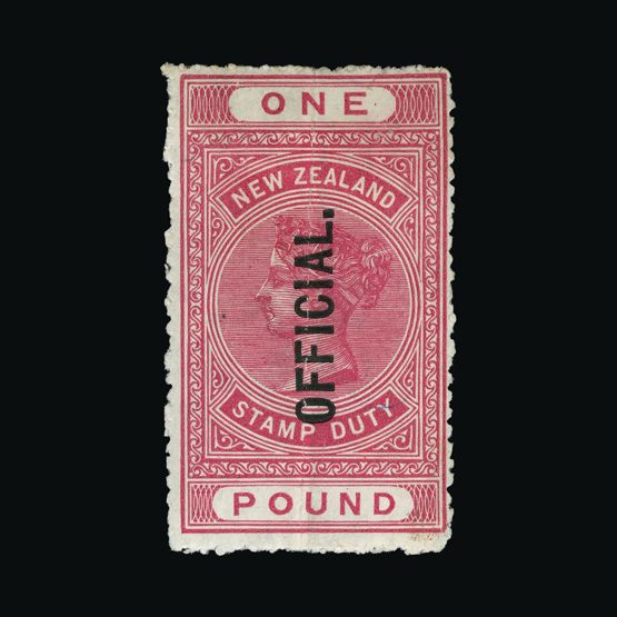Lot 15323 - New Zealand - Officials 1908-09 -  Universal Philatelic Auctions Sale #64