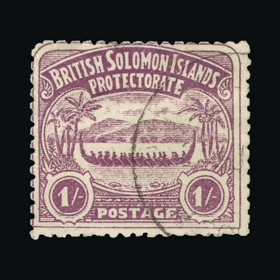 Lot 3200 - british solomon islands 1907 -  Universal Philatelic Auctions Sale #64