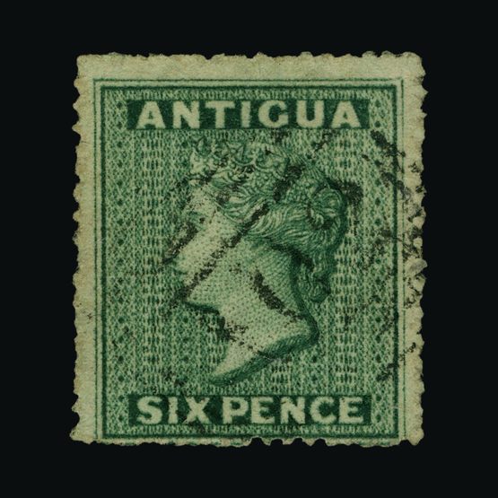 Lot 365 - antigua 1862 -  Universal Philatelic Auctions Sale #64