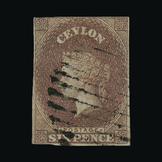 Lot 4282 - Ceylon 1857 - Universal Philatelic Auctions Sale #64 Lot 4282 - Ceylon 1857 - Universal Philatelic Auctions Sale #64