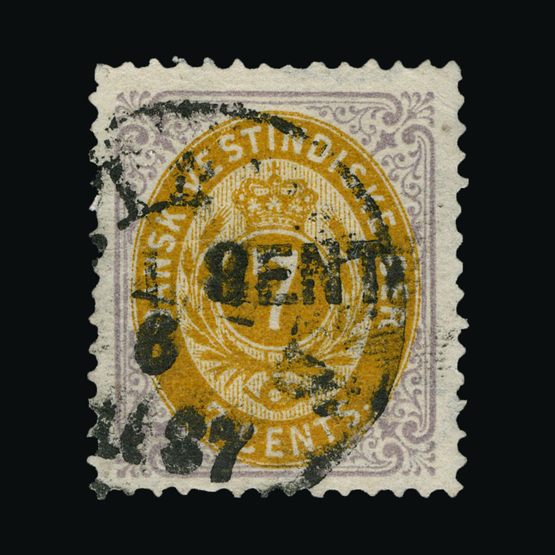 Lot 5059 - danish west indies 1887 (12 May) -  Universal Philatelic Auctions Sale #64