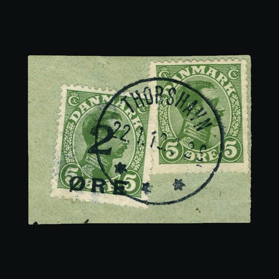 Lot 5521 - faroe islands 1919 -  Universal Philatelic Auctions Sale #64