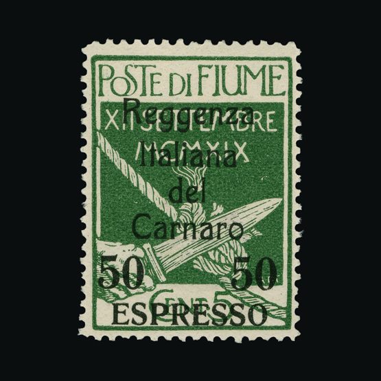 Lot 5662 - Fiume 1920 - Universal Philatelic Auctions Sale #64 Lot 5662 - Fiume 1920 - Universal Philatelic Auctions Sale #64