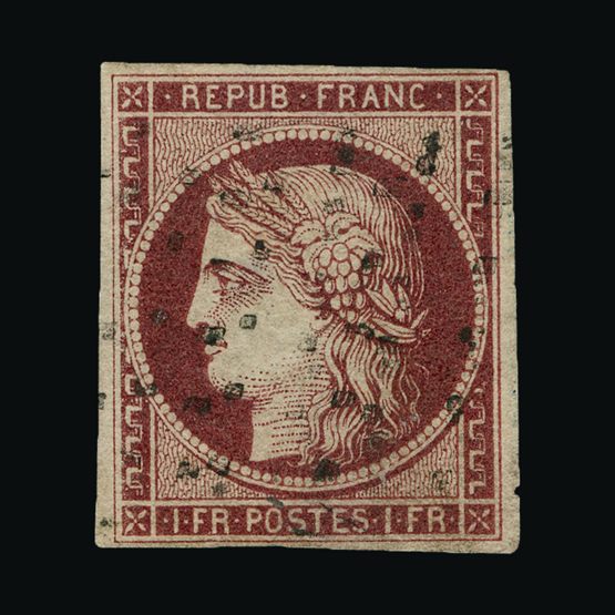 Lot 5683 - France 1849 - Universal Philatelic Auctions Sale #64 Lot 5683 - France 1849 - Universal Philatelic Auctions Sale #64