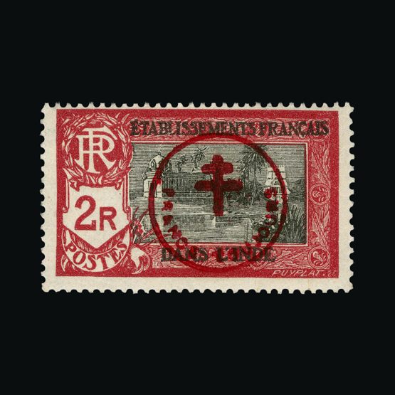 Lot 6163 - France - Colonies - French Indian Settlements 1941 -  Universal Philatelic Auctions Sale #64