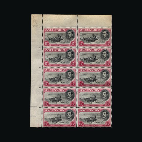 Lot 633 - Ascension 1938-53 - Universal Philatelic Auctions Sale #64 Lot 633 - Ascension 1938-53 - Universal Philatelic Auctions Sale #64