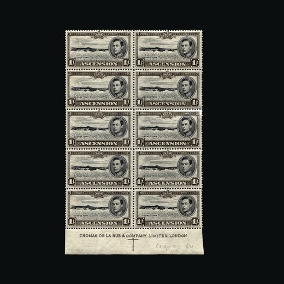 Lot 635 - Ascension 1938-53 - Universal Philatelic Auctions Sale #64 Lot 635 - Ascension 1938-53 - Universal Philatelic Auctions Sale #64