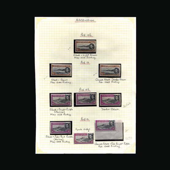 Lot 636 - Ascension 1938-53 - Universal Philatelic Auctions Sale #64 Lot 636 - Ascension 1938-53 - Universal Philatelic Auctions Sale #64